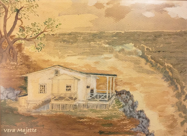 The Bond Cottage by Vera Majette, St. Simons Island Georgia c.1962