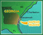 COASTAL GEORGIA MAP